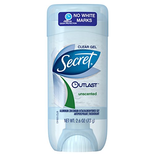 Secreto duran más tiempo mujeres Clear Gel antitranspirante y desodorante 2.6 Oz