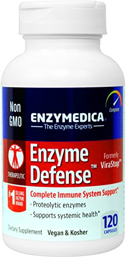 Enzymedica - enzima de defensa - sistema inmune completo apoyo, 120 cápsulas