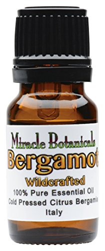 Milagro botánicos Wildcrafted bergamota aceite esencial - 100% pura fruta cítrica Bergamia - tamaños 10ml y 30ml - grado terapéutico - Italia 10ml