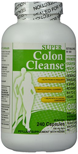 Super Colon Cleanse, 500mg, 240 cápsulas