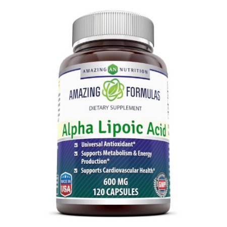 Amazing Formulas ácido alfa lipoico - 600 mg 120 Cápsulas