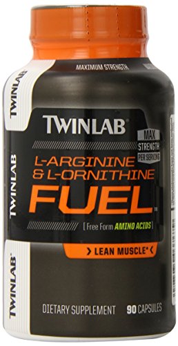 Cápsulas de L-arginina/L-ornitina de Twinlab combustible, cuenta 90