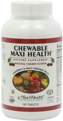 Multivitaminas masticables Maxi salud y minerales - sabor cereza - 180 Chewies - Kosher