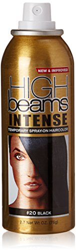 vigas de alta intensidad temporal Spray en el Color del pelo, negro, 2,7 onzas