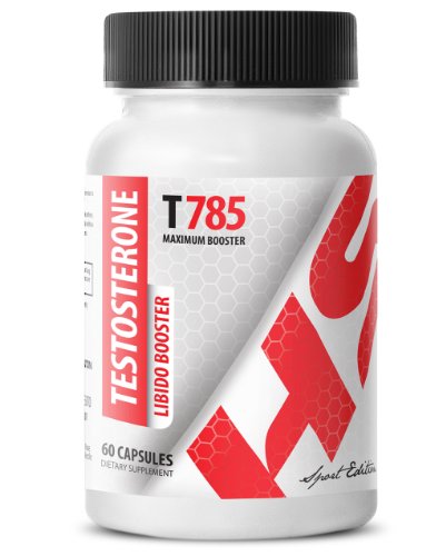 La testosterona Libido Booster T785. Fórmula del realce masculino. Máximo recto (1 frasco 60 comprimidos)