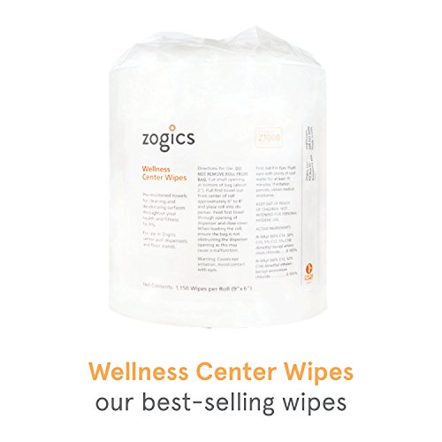 Zogics Wellness Center toallitas (2 rollos/caja)