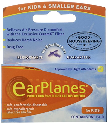 -Los enchufes del oído de los niños del oído protección para viajar de avión