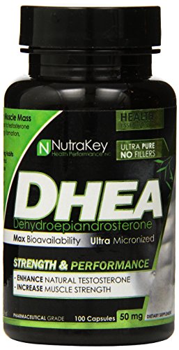 Cápsulas de NutraKey Dhea, 50 mg, 100 cuenta