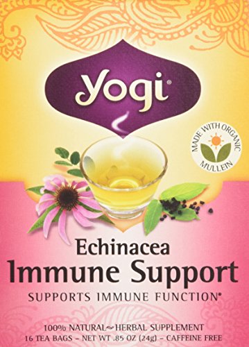 Bolso de té Yogi Tea Echinacea inmunológico ayuda 16