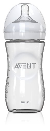 Philips Avent Natural botella de cristal, 1 cuenta, 8 onzas