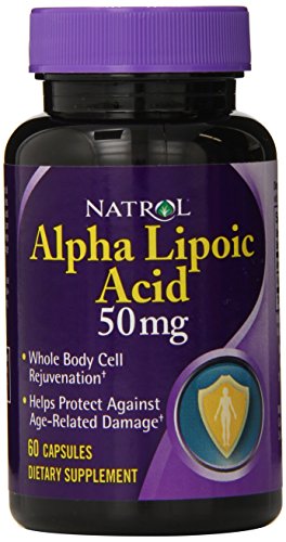 Natrol Alpha lipoico 50mg cápsulas, 60 cuenta