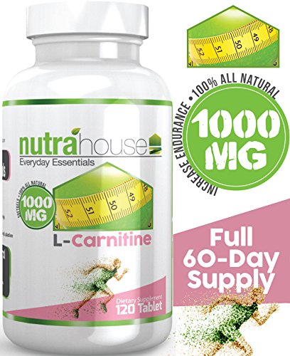 Fumarato de L-carnitina 1000 mg, 120 tabletas 60 días de suministro. Queme grasa más rápido con L carnitina. Tomar 1 tableta antes de hacer ejercicio e intensificar su trabajo! Quemar más calorías y aumentar la energía! L-carnitina transforma la grasa en 