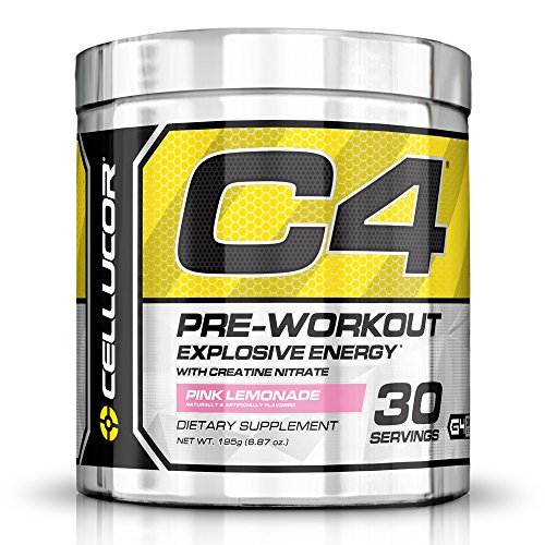 Cellucor - C4 Fitness entrenamiento antes del entrenamiento suplemento para los hombres y las mujeres - aumentar la energía y el enfoque con nitrato de creatina y vitamina B12, limonada rosada, 30 porciones