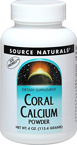 Source Naturals calcio de Coral en polvo, 4 onzas