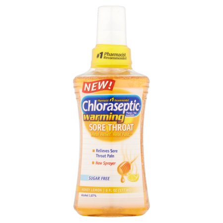Chloraseptic Miel Limón Calentamiento spray dolor de garganta 6 fl oz