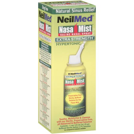 Neilmed aerosoles nasales Extra Strength hipertónica salina nasal spray 42 fl oz