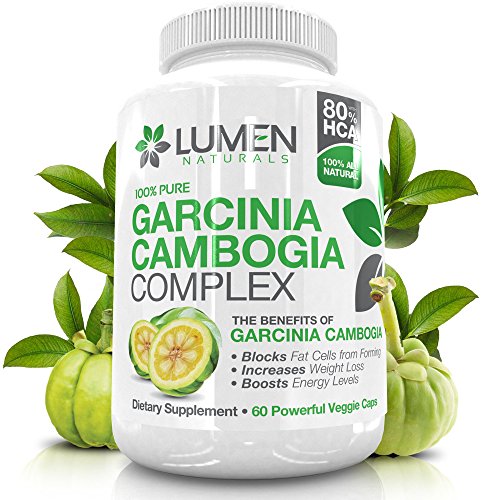 Extracto de Garcinia Cambogia HCA 80% cromo - conseguir el "Buster grasa más rápido" - 100% Natural suplemento dietético probado a quemar la grasa y suprimir el apetito - las células de grasa de bloques de formación, eleva la energía haciendo que la pérdi