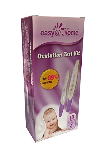 Easy@Home 10 pruebas de la ovulación (LH) más 2 pruebas de embarazo (HCG) - palillos de la prueba