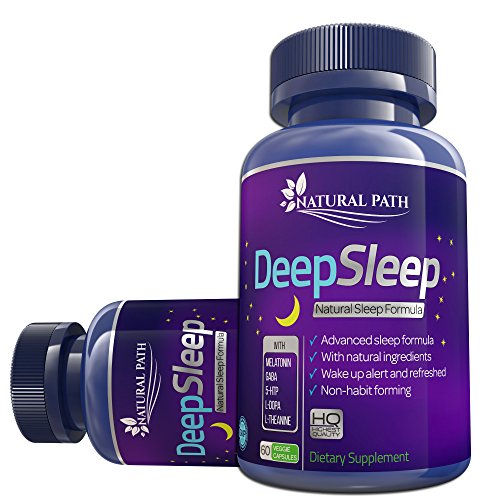 Mejor sueño Natural ayuda - somníferos para adultos - pastillas para dormir que combinan melatonina, Gaba, 5-htp, l-dopa y L-teanina - complejo de sueño profundo es la píldora #1 en suplementos del sueño de OTC - avanzada obras fórmula Extra fuerte rápido