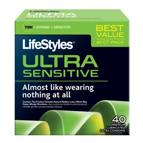 Estilos de vida los condones Ultra sensibles, cuenta 40