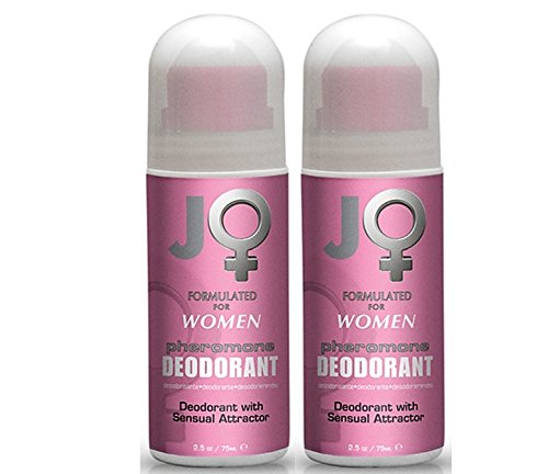 Sistema Jo Pheromone Sensual Roll on desodorante para mujeres - hombres: tamaño de 2.5 Oz (paquete de 2)