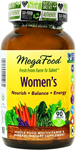 MegaFood - mujeres, ayuda a mantener el equilibrio hormonal y una saludable respuesta a estrés, 90 tabletas