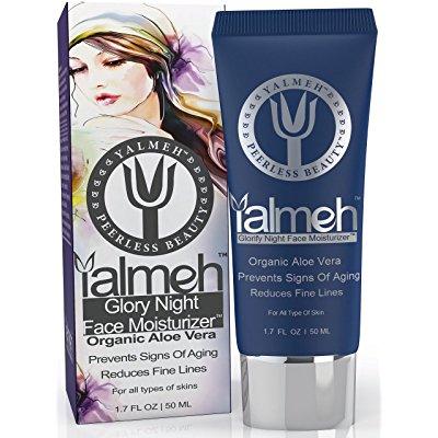 yalmeh glorificar la noche frente a la crema hidratante-crema contra el envejecimiento facial para pieles sensibles una fórmula