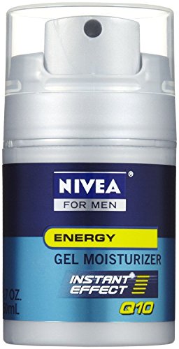 Nivea for Men Q10 Energy Gel hidratante, 1.7 Oz (paquete de 3)