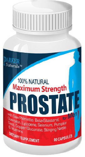 #1 mejor salud de la próstata suplemento - fuerza máxima con Saw Palmetto - alta calidad próstata Support Formula por Parker Naturals - 90 cápsulas, 1 mes fuente: garantía 100% devolución!