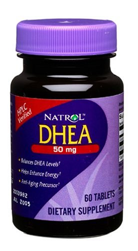 DHEA (dehidroepiandrosterona) 50 Mg suplemento alimenticio tabletas - 60 Ea