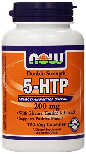 Ahora alimentos: apoyo de neurotransmisor 5-HTP 200 mg, 120 vcaps