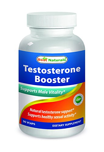 Mejor productos naturales testosterona Booster suplemento dietético, 90 Vcaps