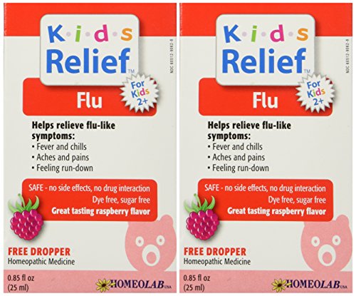 Niños socorro gripe solución Oral, frasco de.85 onzas (paquete de 2)