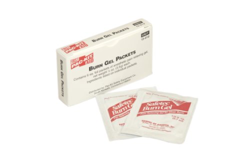 PAC-Kit de primeros auxilios sólo 13-010 Burn Gel paquete (caja de 6)