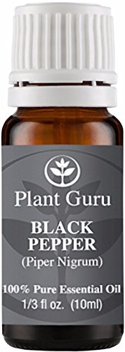 Aceite esencial de pimienta negra. (Piper Nigrum) 10 ml. 100% puro, sin diluir, terapéutica grado.