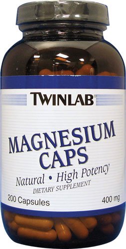 Caps de Twinlab magnesio 400mg, cápsulas de 200