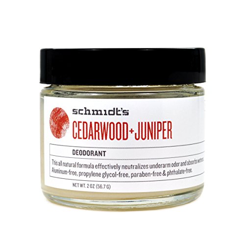 Desodorante Natural de Schmidt - madera de cedro + tarro de enebro