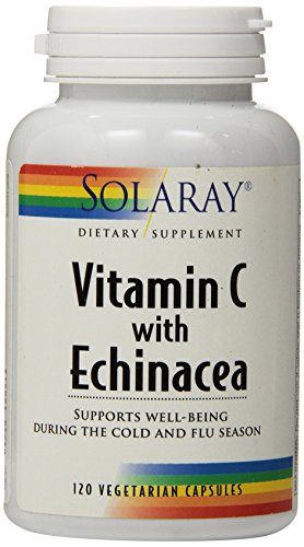 C Solaray con suplemento de equinácea, 1000 mg, 120 cuenta