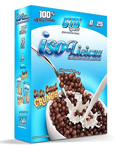 Proteína de suero de Isolicious de deportes CTD aislar 1,6 libras (Coco cereales Crunch)