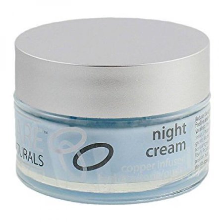 péptido de cobre anti-envejecimiento y las arrugas crema de noche- Tarro 1 oz - todos humectante natural - zinc y magnesio para