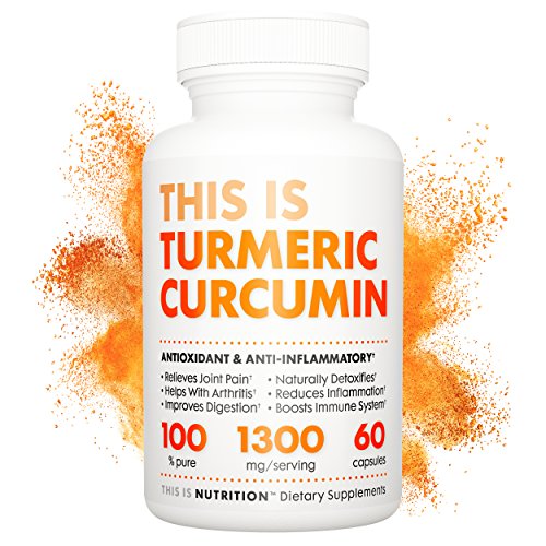La curcumina de la cúrcuma potente - con 95% de curcuminoides - por esto es nutrición - de la naturaleza 'Todo uso' especia - antiinflamatorio - antioxidante - inmune - ayuda digestiva y más