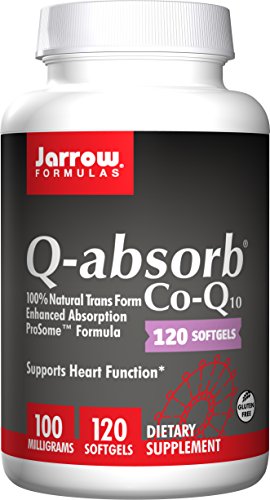 Jarrow Formulas Q absorber Co-Q10, apoya la función del corazón, 100 mg, 120 cápsulas