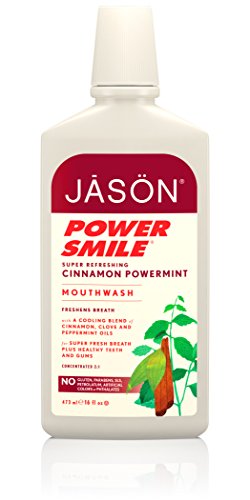 JASON Powersmile Mouthwash, Powermint canela, 16 onzas