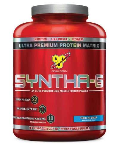 BSN SYNTHA-6 proteína en polvo - helado de vainilla, 5,0 lb (48 porciones)