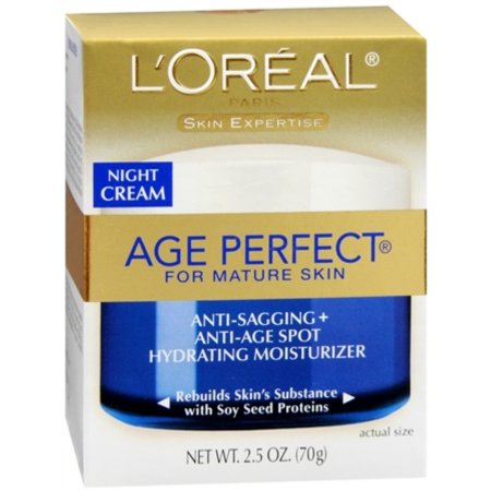  Dermo-Expertise Age Perfect para adultos Skin Cream Noche 250 oz (paquete de 2)