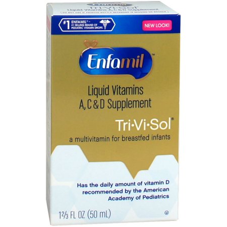 4 Pack - Enfamil Tri-Vi-Sol Vitaminas A, C y D Suplemento gotas 50 ml