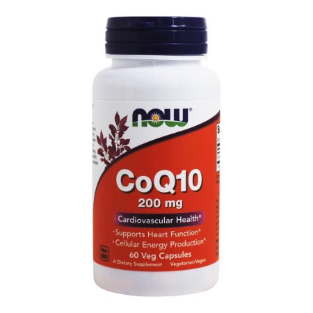 NOW Alimentos - Salud Cardiovascular 200 mg de CoQ10. - 60 cápsulas vegetales