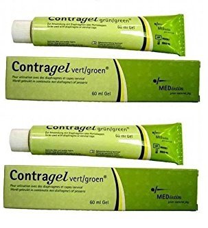 2 pack Contragel Green anticonceptiva Gel 60ml + aplicador