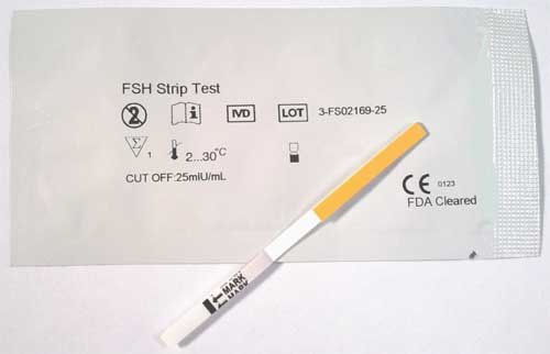 Tira de 3 x una Step® fertilidad femenina/menopausia FSH Test Kits