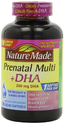 Naturaleza Prenatal Multi + Dha, 200mg, 150 Cápsulas